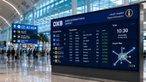 Dubai International Airport – Integrated Digital Signage Network